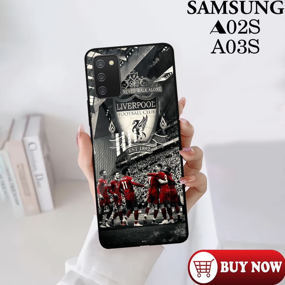 [VI18] Case Glossy Samsung A02S/A03S Casing Kilau Pic HD Motif LIVERPOOL | Case Kekinian Murah Kuali