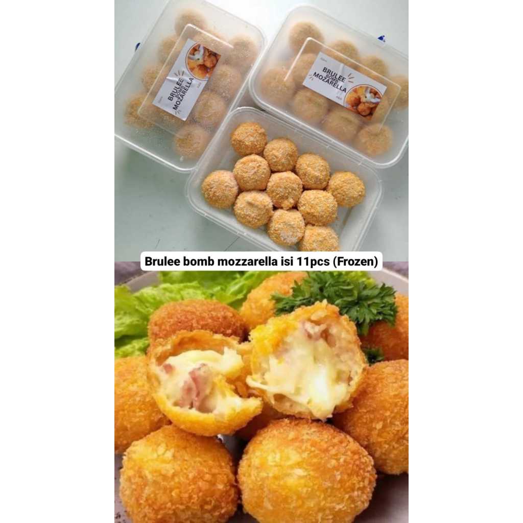 

Brullee bomb mozzarella ekonomis isi 11pcs frozen | Brule boom