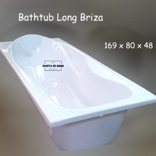 Bak Mandi Betub Bathtub Briza Acrylic Tipe Tanam Long Bath Tub Dekorasi Kamar Mandi Hotel Villa Mode