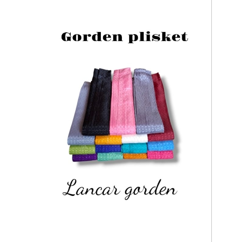 Gorden jendela sido polos/hordeng pintu murah/gorden jendela dan pintu plisket  cantolan kawar S/gor