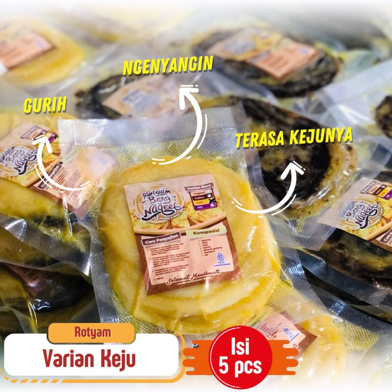 

rotyam Keju isi 5 biji ( diameter 10 cm )