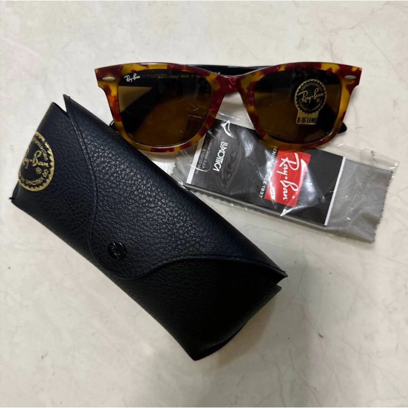 (NEW) Ray-ban Wayfarer RB2140 Tortoise brown