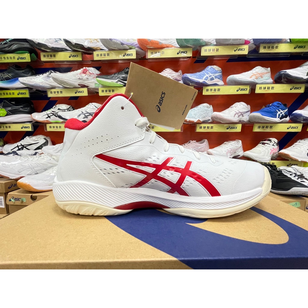 ASICS GELHOOP V16 WHITE/CLASSIC RED NEW Original