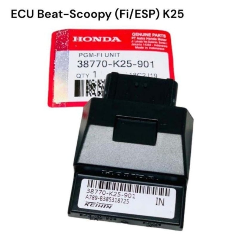 Ecu (K25) cdi honda motor beat fi 2013-2015 / scopy fi / spacy fi