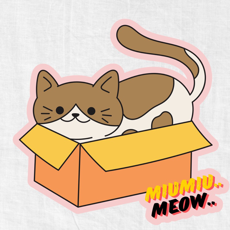 

sticker kucing meow 10
