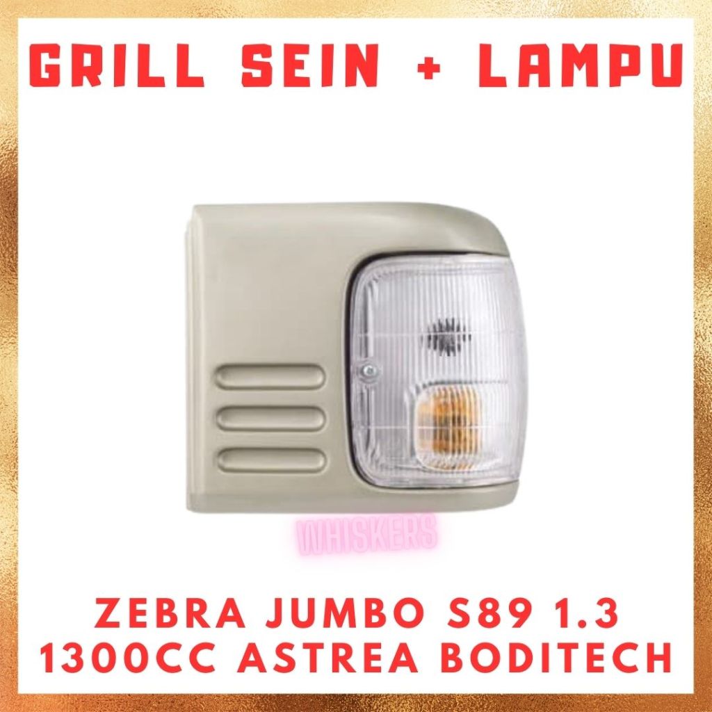 [PCS] Ring Grill Rumah Bingkai Lampu + Sein Zebra Jumbo S89 1.3 1300cc Astrea Boditech Bodytech Satu