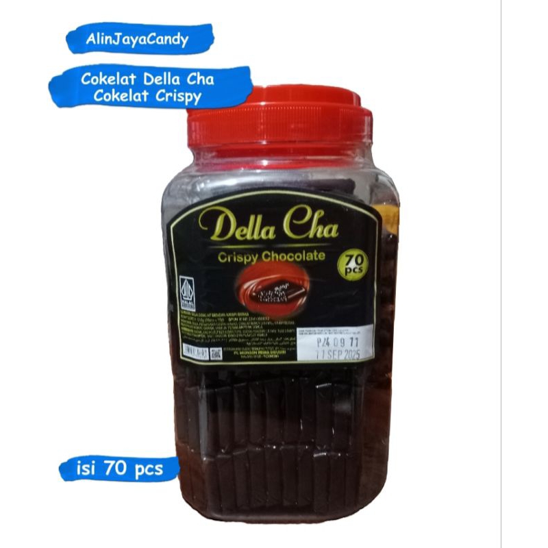 

Cokelat Della Cha Cokelat Crispy isi 70 pcs / toples