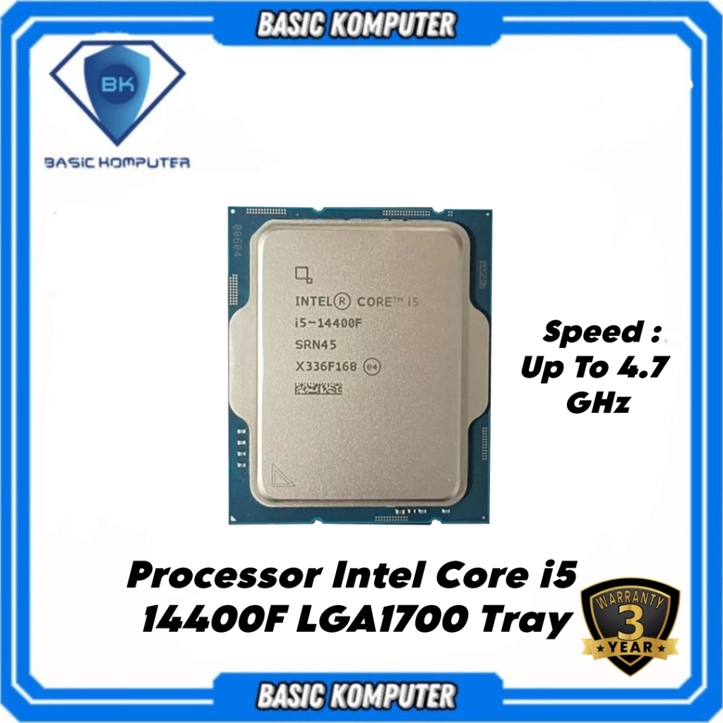 PROCESSOR INTEL I5 14400F TRAY