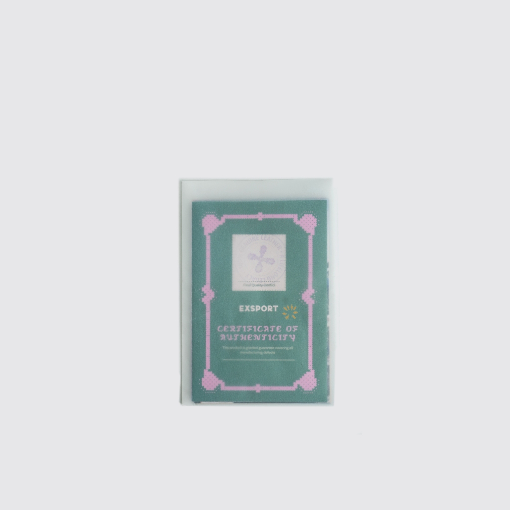 

Amplop Supersack Exsport - Certificate of Authenticity