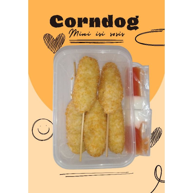 

Corndog mini isi sosis frozen food kemasan thinwall