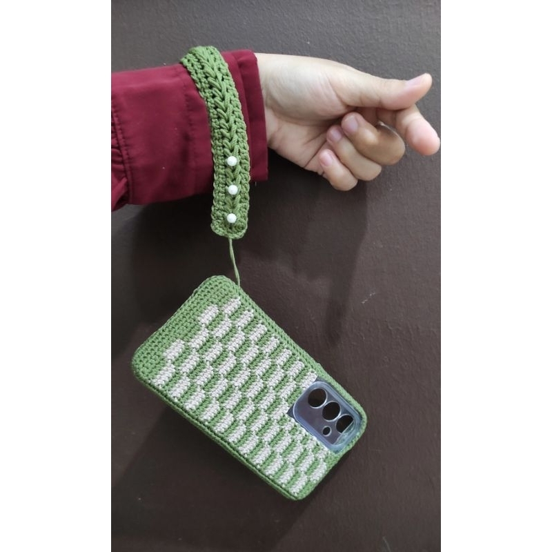 CASE RAJUT || GANTUNGAN HP CASE HP RAJUT