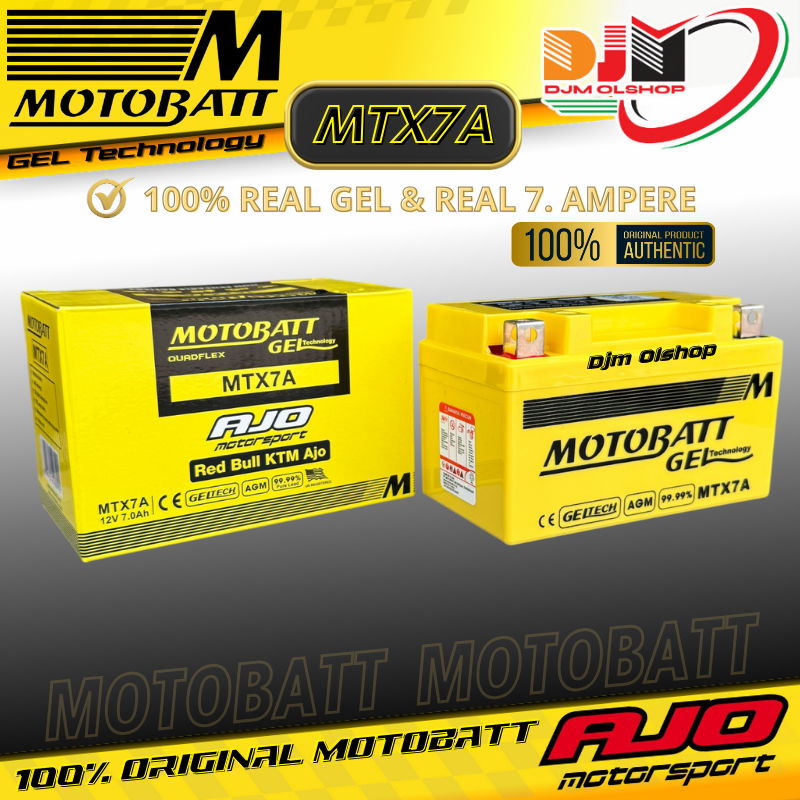 Aki Kering Motobatt MTX7A 7Ah Ninja 250 Ninja 250 Fi