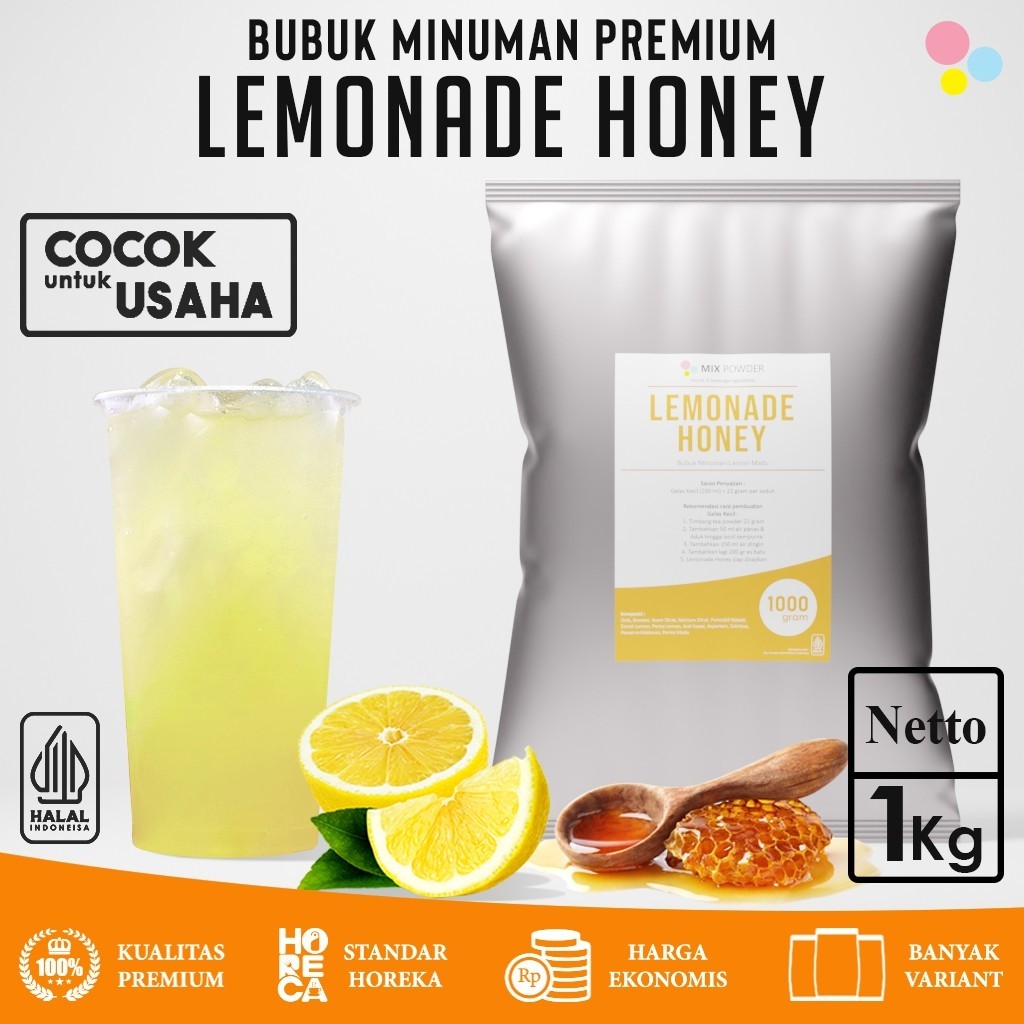 

Bubuk Minuman Lemon Madu 1 Kg Lemonade Honey Powder Drink 1Kg