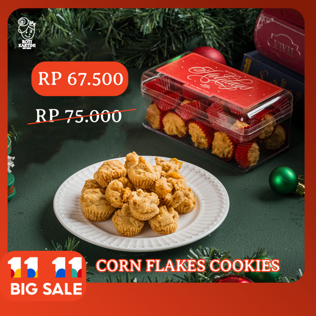 

Roti Kartini Corn Flakes Cookies Edisi Natal 2024 dan Tahun Baru 2025