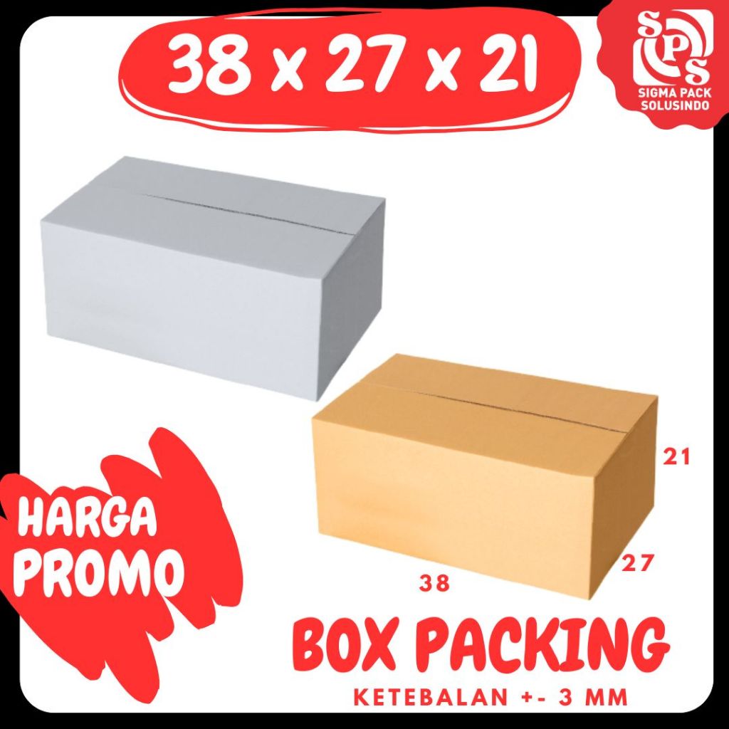 

Box 38x27x21 Packing A1 Dus Karton Kardus Kotak Kemasan Sparepart Assesoris