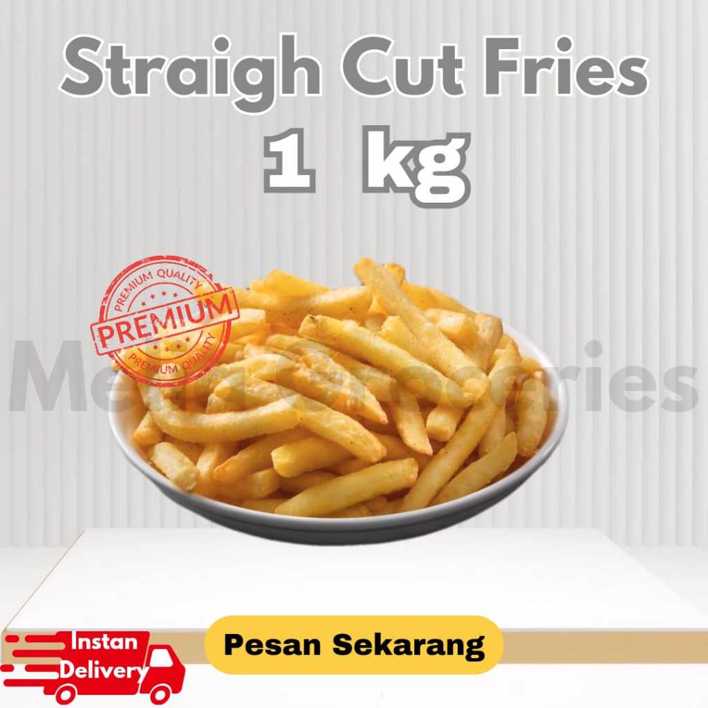 

AVIKO Straight Cut Grade A / Kentang Goreng Beku Premium / French Fries/250gr/500gr/1kg