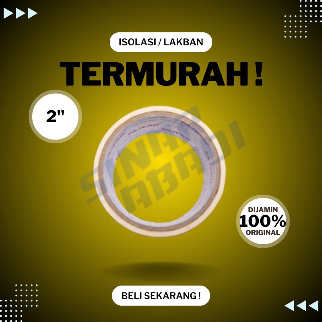 

Isolasi Kertas Putih Cream 2 Inch