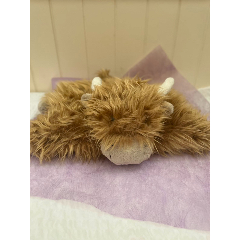 medium truffles highland cow by jellycat