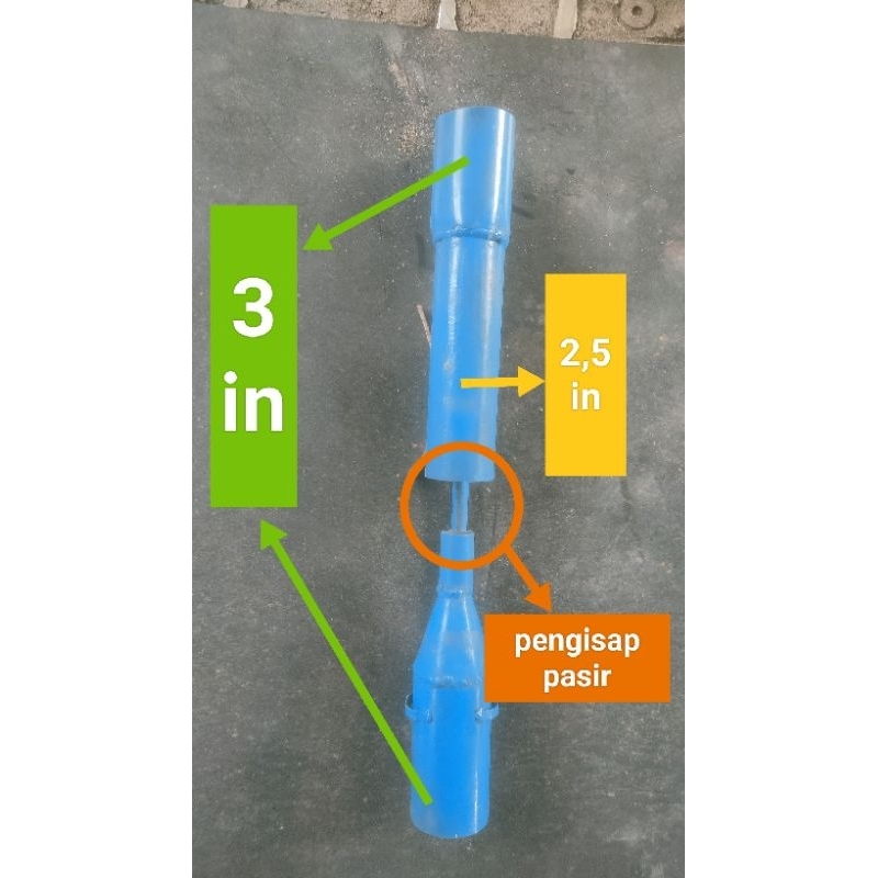 jet I tambang pipa hisab 2in sampai 3in /sedot pasir/bebatuan/sedot dollar