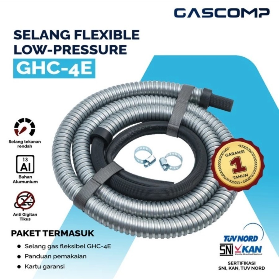 GASCOMP Selang Regulator Flexibel Gas LPG GHC4E