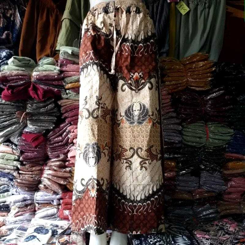 CELANA PANJANG WANITA KULOT PERCA BATIK JOGJA UNIK SANTAI PEKALONGAN ELEGAN TERBARU