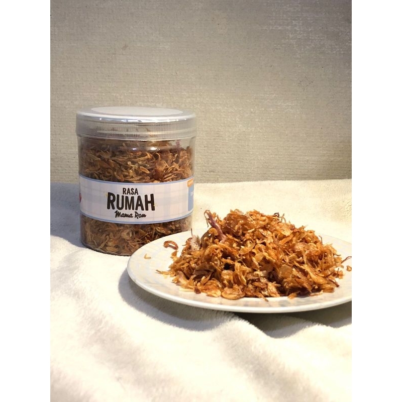 

Bawang Goreng Renyah tanpa Tepung netto 125gr by Rasa Rumah