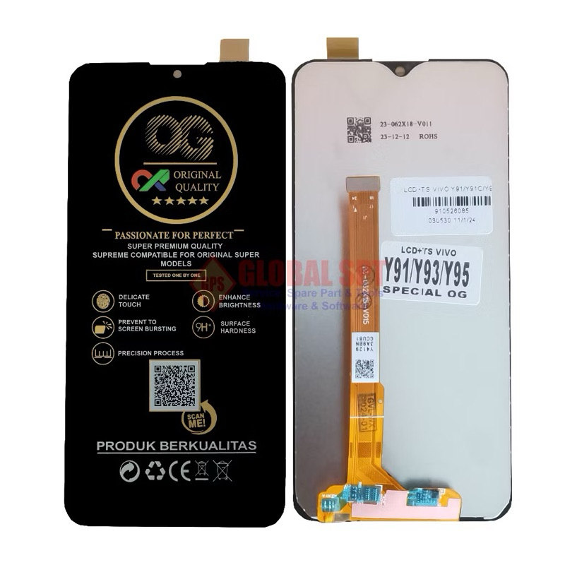 Lcd vivo y91/y91c/y95/y93 garansi lem