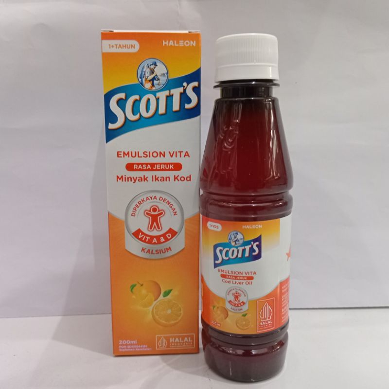 Scott Emulsion - Vitamin Minyak Ikan, kesahatan tulang anak