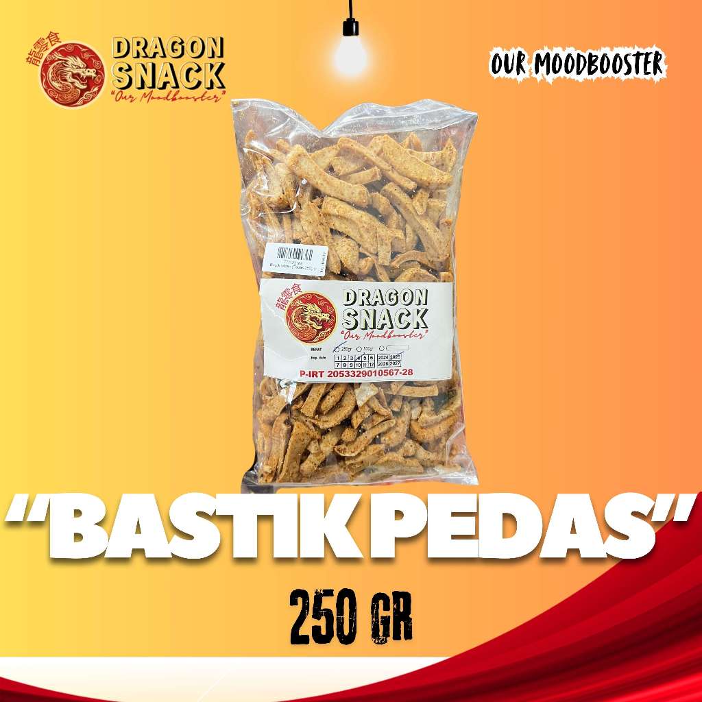 

BASTIK PEDAS 250GR (DRAGON SNACK)