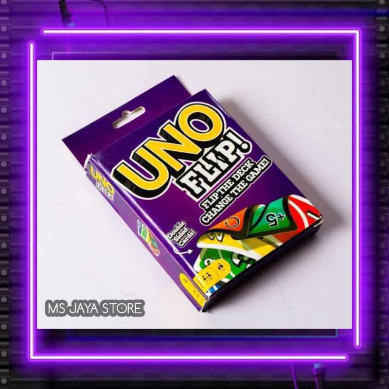 EDISI TERBATAS UNO FLIP - GAME CARD UNO FLIP - UNO UNGU