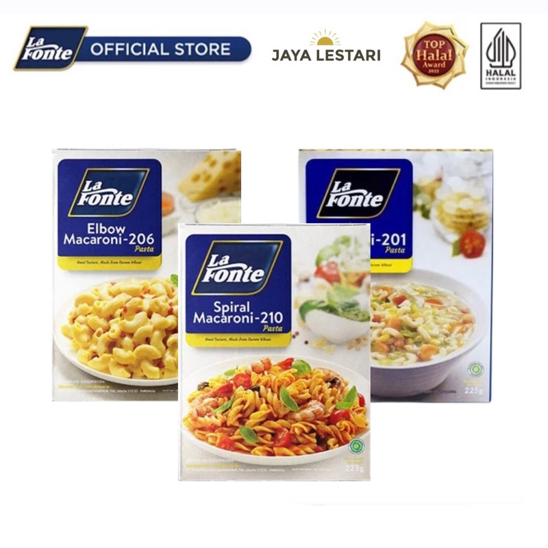 

La Fonte Macaroni Pasta (3 Varian) (225g)