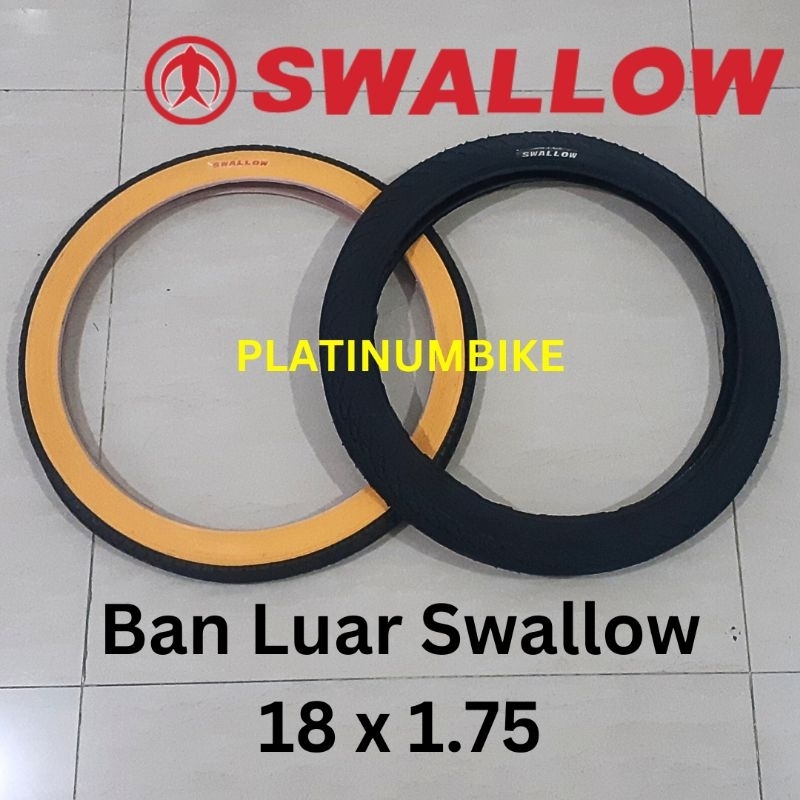Ban Luar Sepeda Ukuran 18 x 1.75 SWALLOW Sepeda Anak BMX Mini Lipat