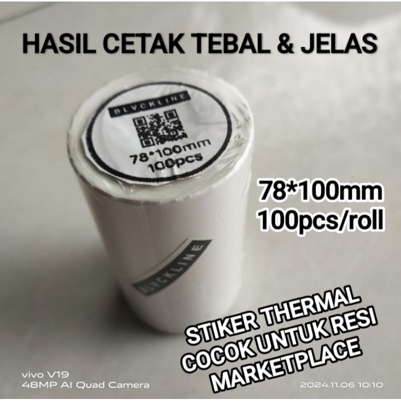 

resi thermal stiker 78*100ml bagus termurah