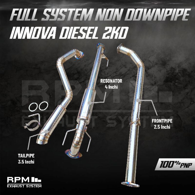 KNALPOT INNOVA DIESEL NON DOWNPIPE