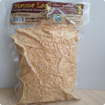 

Mannalagi Kacang Sangrai Cincang 250 gr x 20 (1 DUS) Halus/Sedang