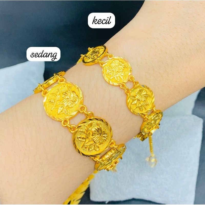 Gelang rantai koin bangkok gelang emas bangkok