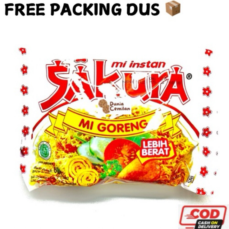 

[TERMURAH!] Mie SAKURA Goreng 60gr Satuan - Mie Instant Murah Enak