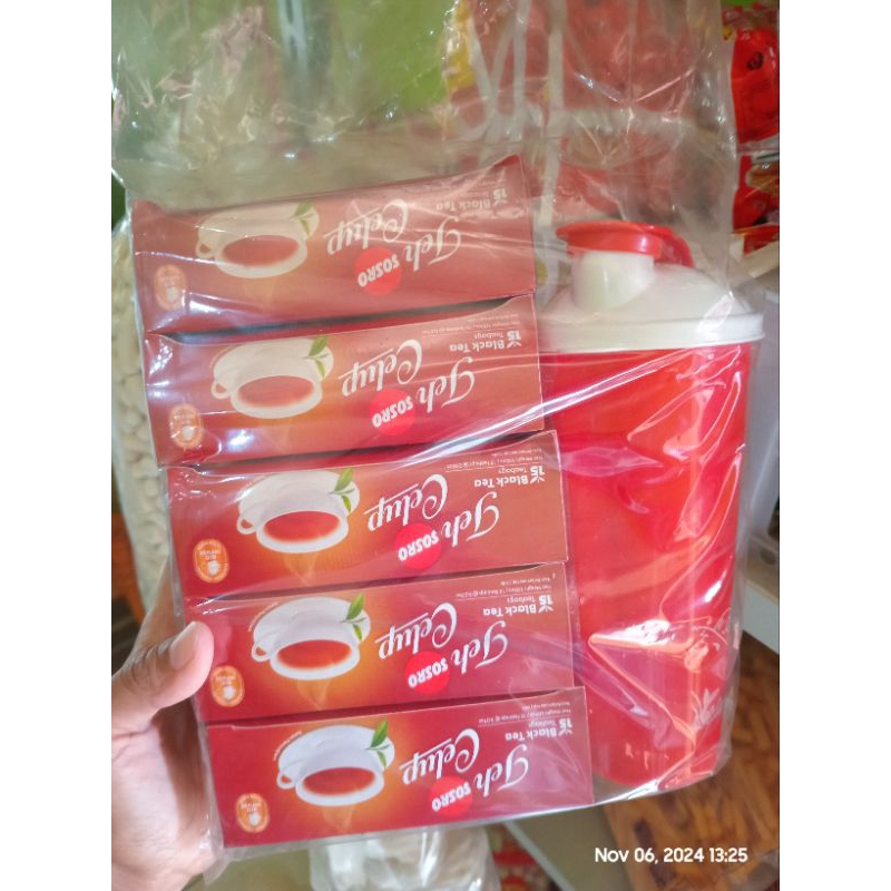 

PAKET TEH SOSRO 5 PCS FREE BOTOL