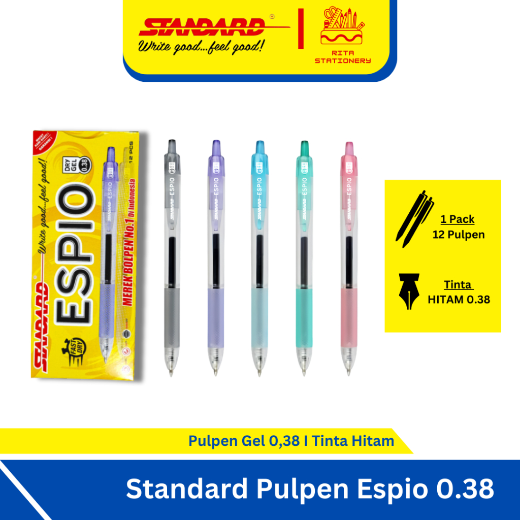 

Pulpen / Ballpont STANDARD Espio - 1 pack isi 12