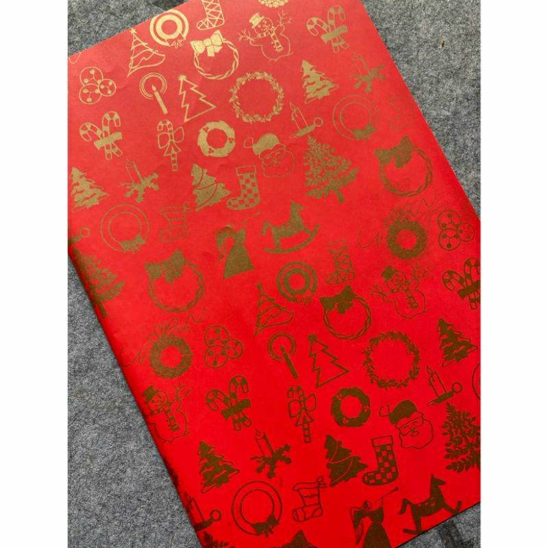 

Kertas Kado Natal / Kertas Kado Merry Christmas / Christmas Wrapping Paper ( xmas wreath )