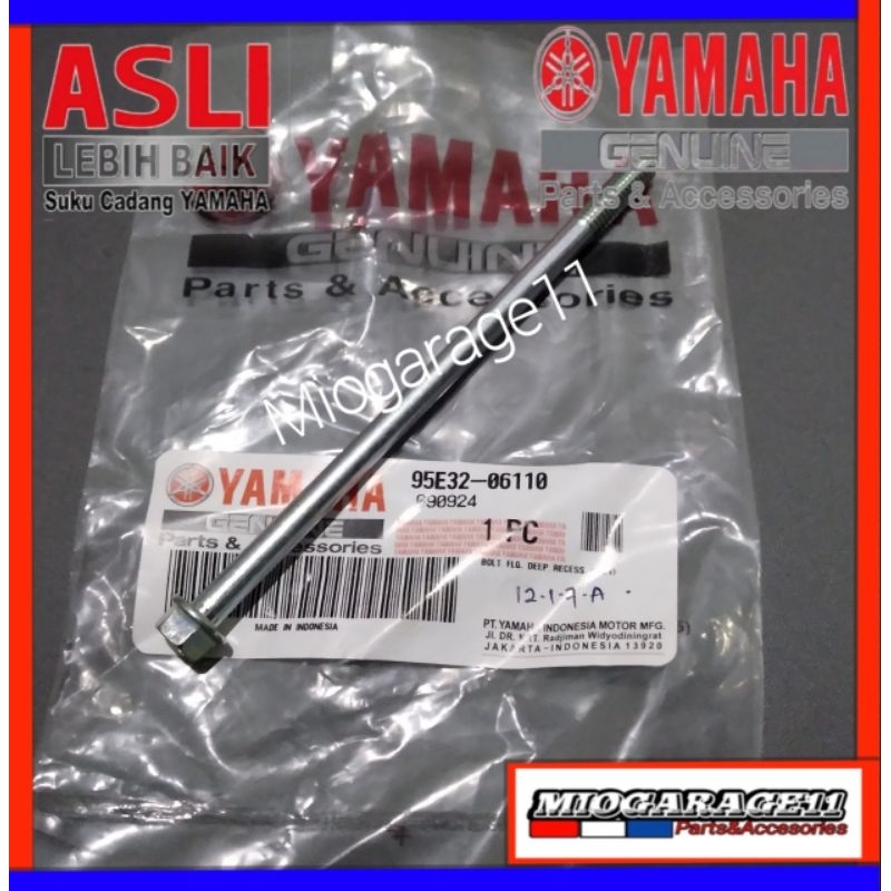 Bolt Flange Baut Crankcase Krengkes Kanan Lexi 125 Nmax 155 New 95E32-06110