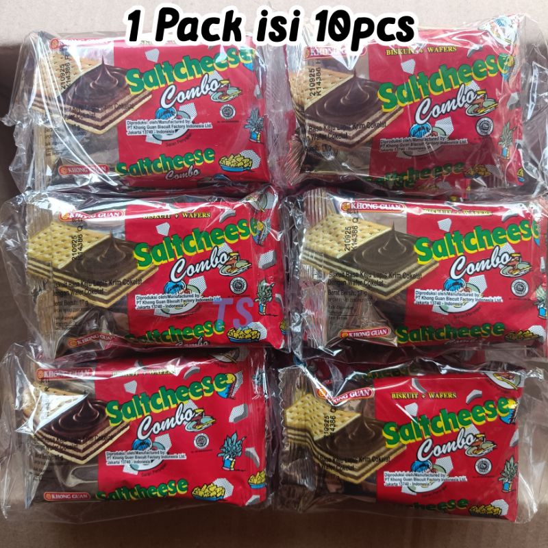 

Saltcheese Combo Khong Guan. 1 Pack isi 10 pcs