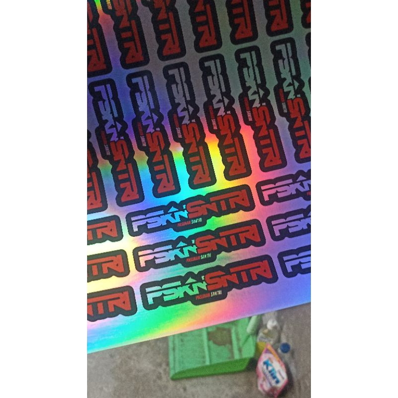 

stiker hologram a3+ free cutting