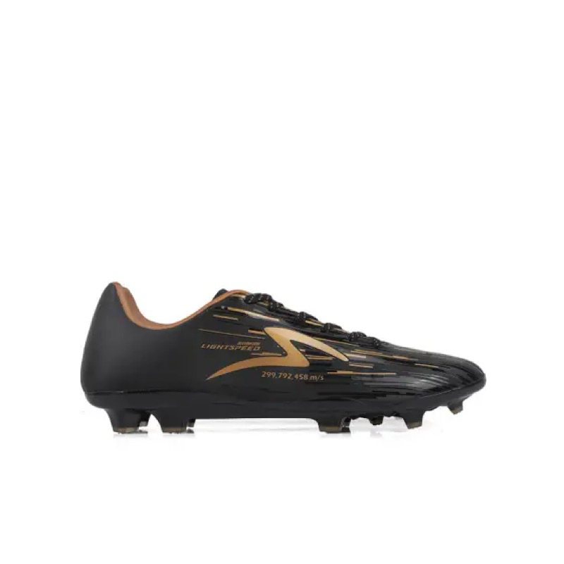 SEPATU BOLA SPECS LIGHTSPEED REBORN BLACK GOLD