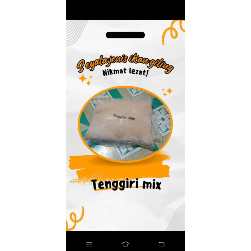 

ikan giling tenggiri mix kemasan 1kg