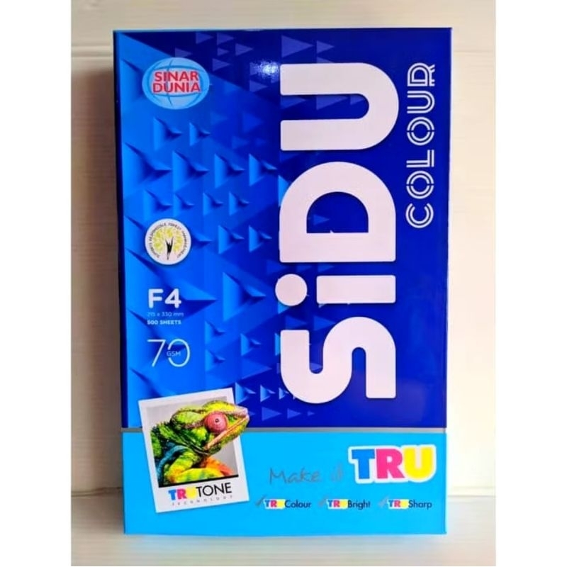 

[20lbr] kertas hvs sidu warna biru 70gsm A4 21x29.7cm