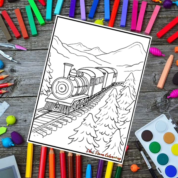 

Kertas Mewarnai Gambar Anak Tema Train V1 / Mewarnai Kereta Api / Kertas Gambar Tebal 160 Gsm (10 Lembar)