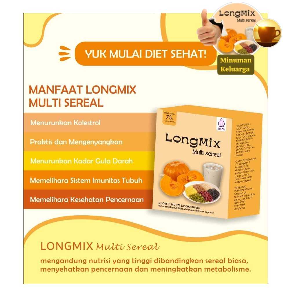 

Long Mix Multi Sereal Sehat 1 Box 15 Sachet