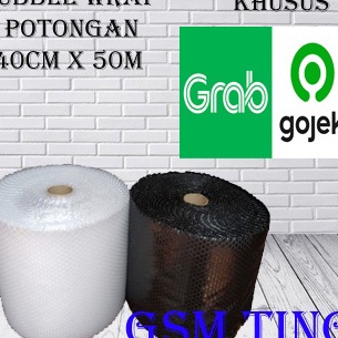

Wah BUBBLE WRAP HITAM UKURAN 4CM X 5M MULIA PACK