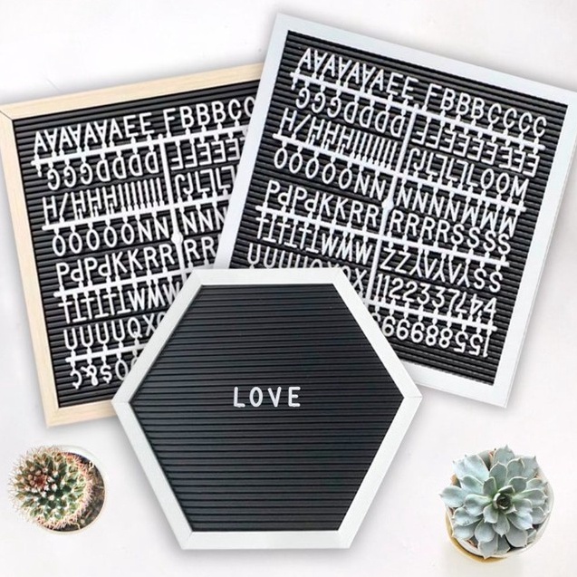 

LUAR BIASA 1 Pcs Letter Board 25 x 25 Letter Board 255 x 138 Letter Board 25 x 28 Papan Tulis Tempel Papan Huruf Angka Nama Bayi Papan Huruf